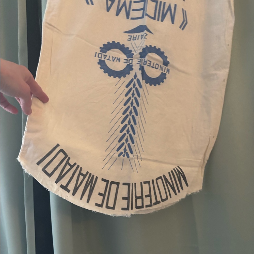 Homemade Vintage Feed-sack Dress! Fits XS-OOAK - Picture 8 of 16